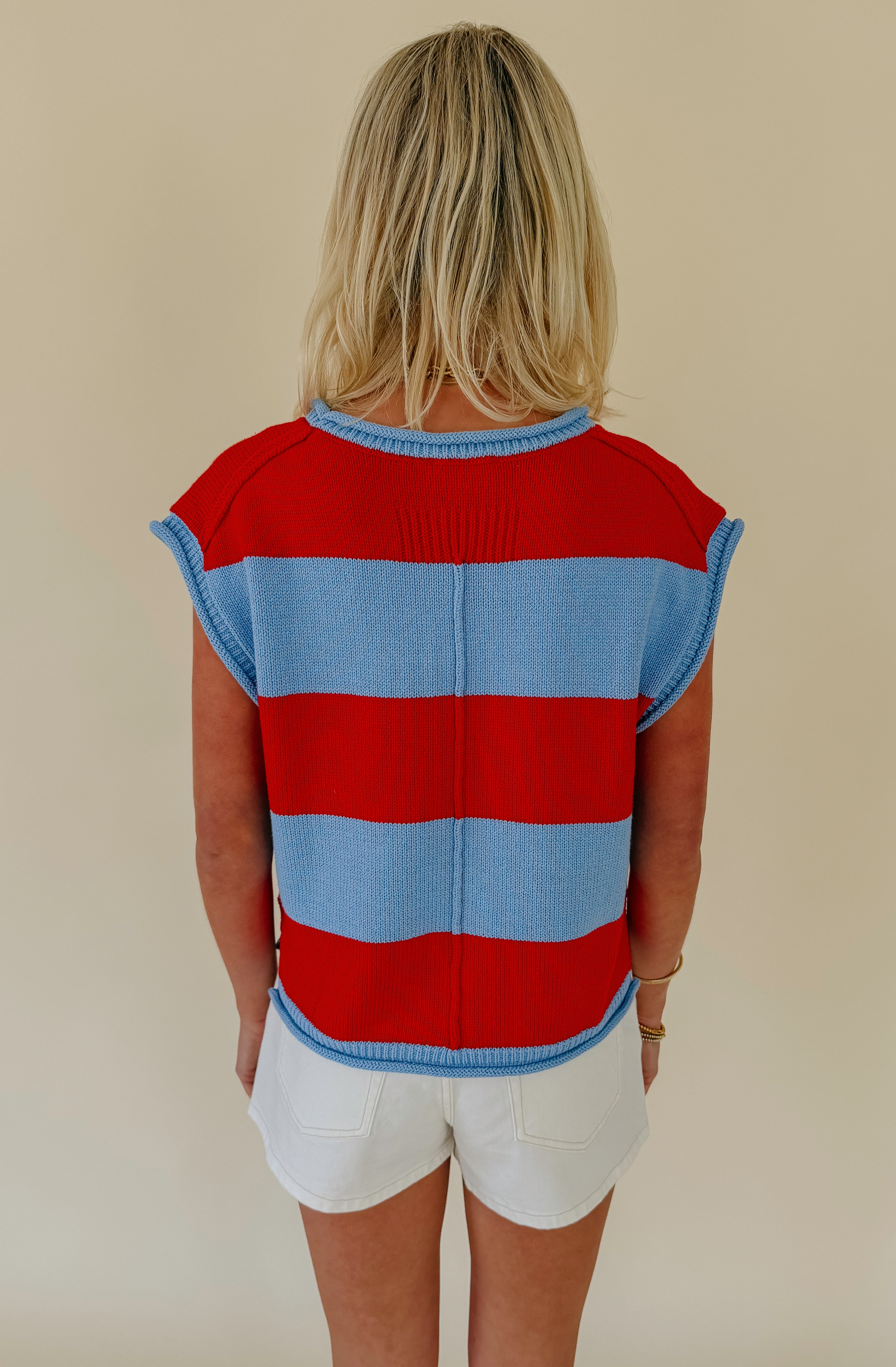 BLOCK IT OUT SWEATER TANK