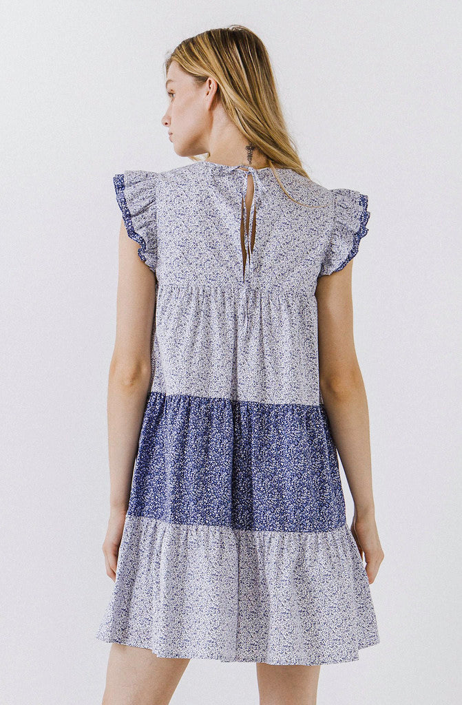 MY CUP OF TEA TIERED DRESS
