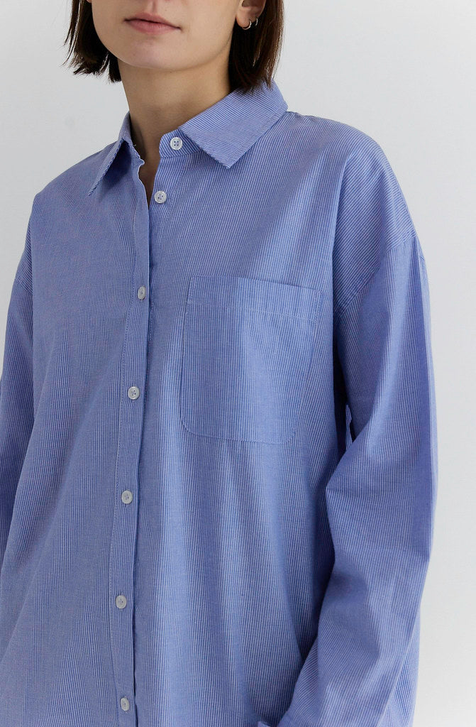 THE HAILEY BUTTON UP