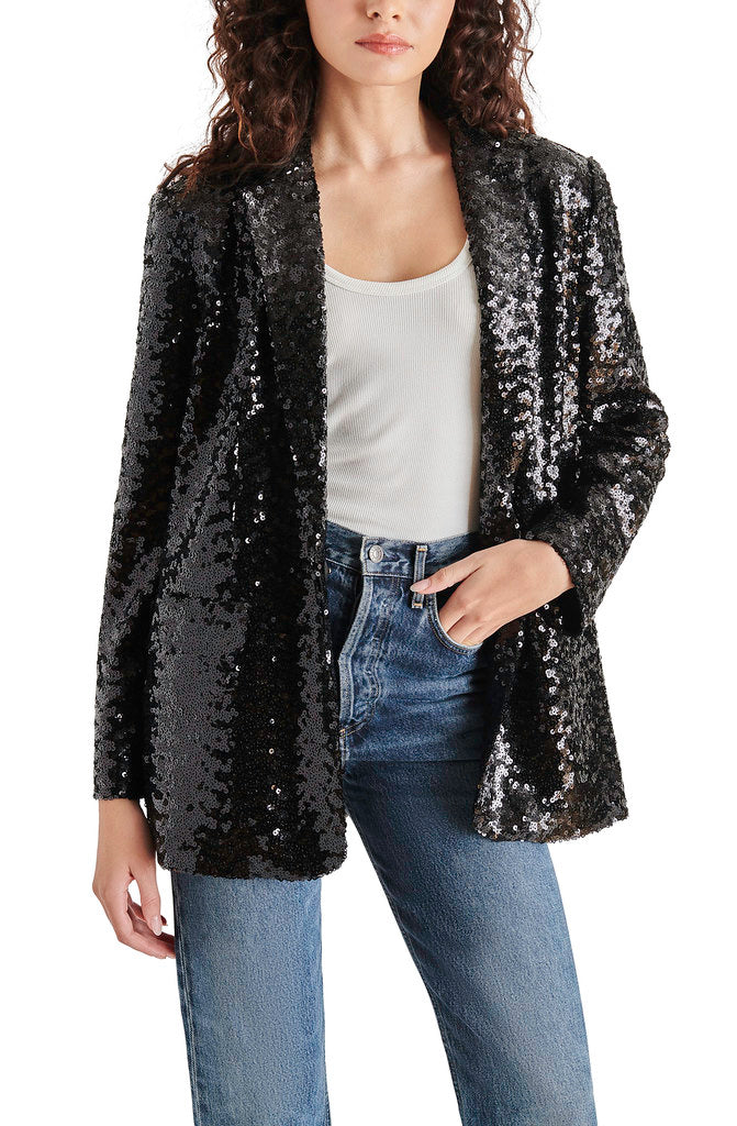STEVE MADDEN IMAAN SEQUINED BLAZER
