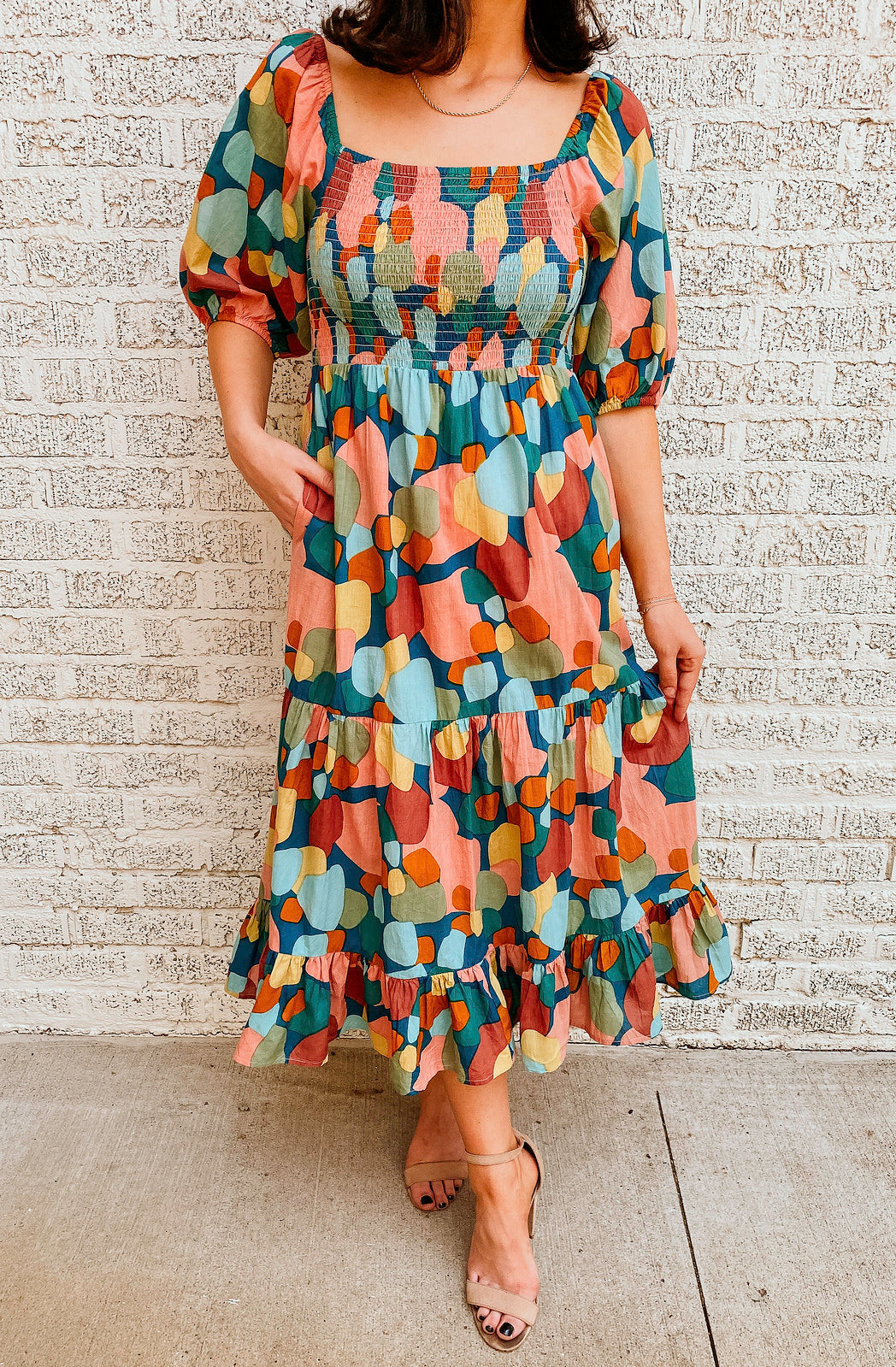 SEA OF LOVE MIDI DRESS
