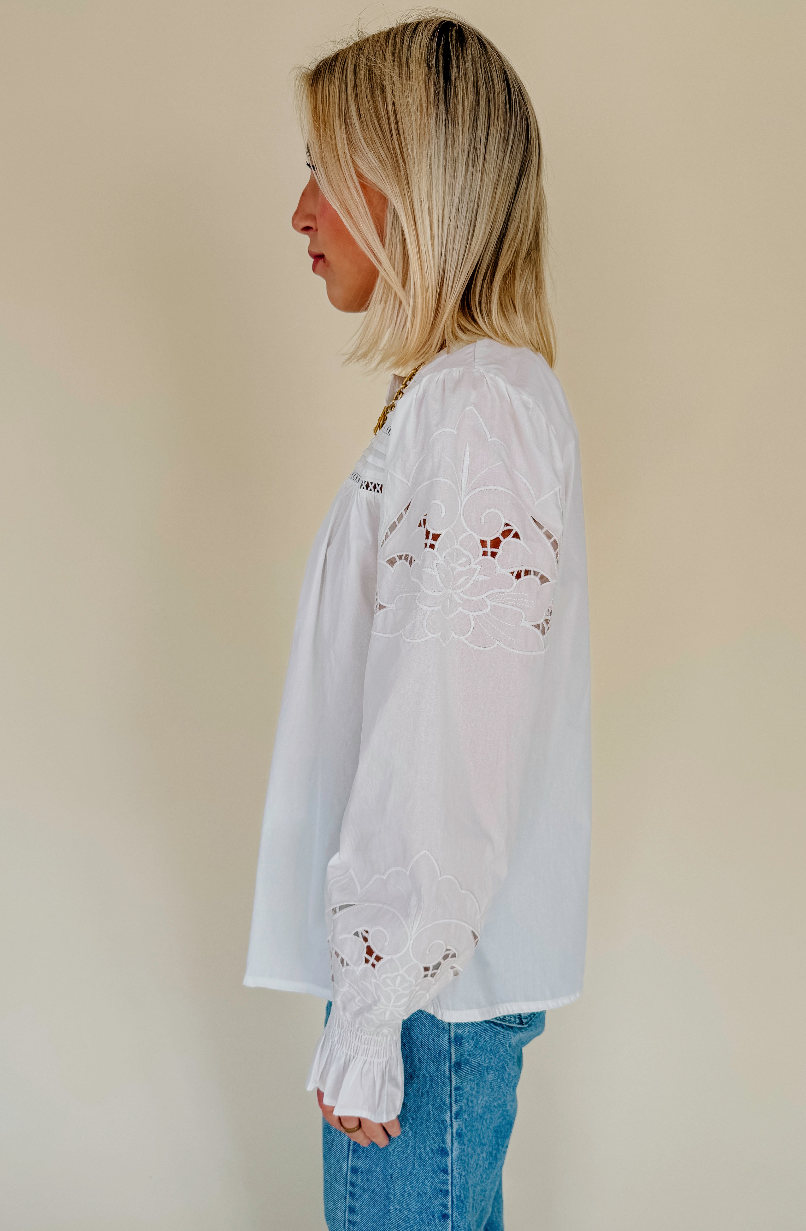 THE TAYLOR POPLIN BLOUSE
