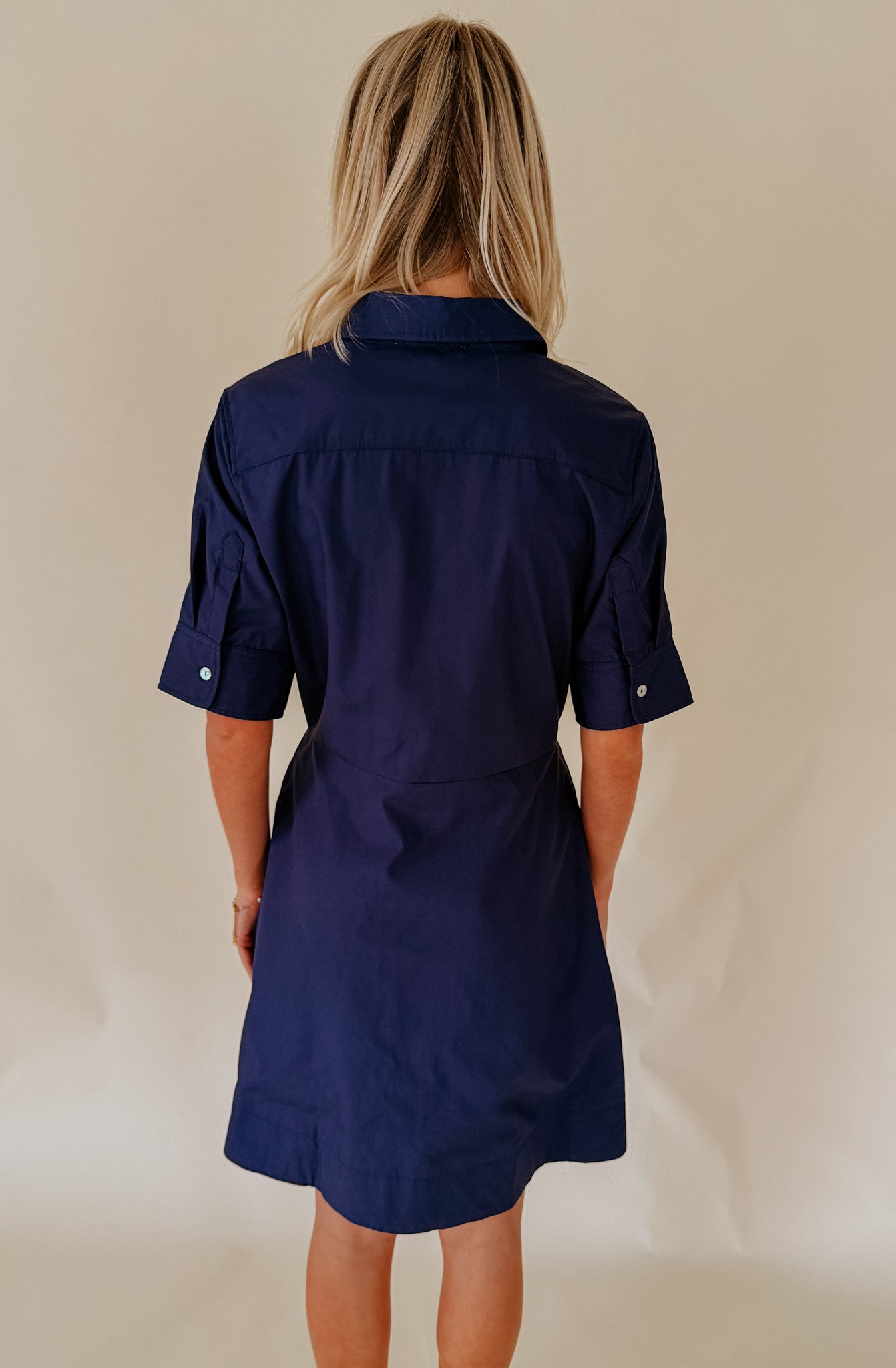 THE ARABELLA POPLIN BLEND MINI DRESS