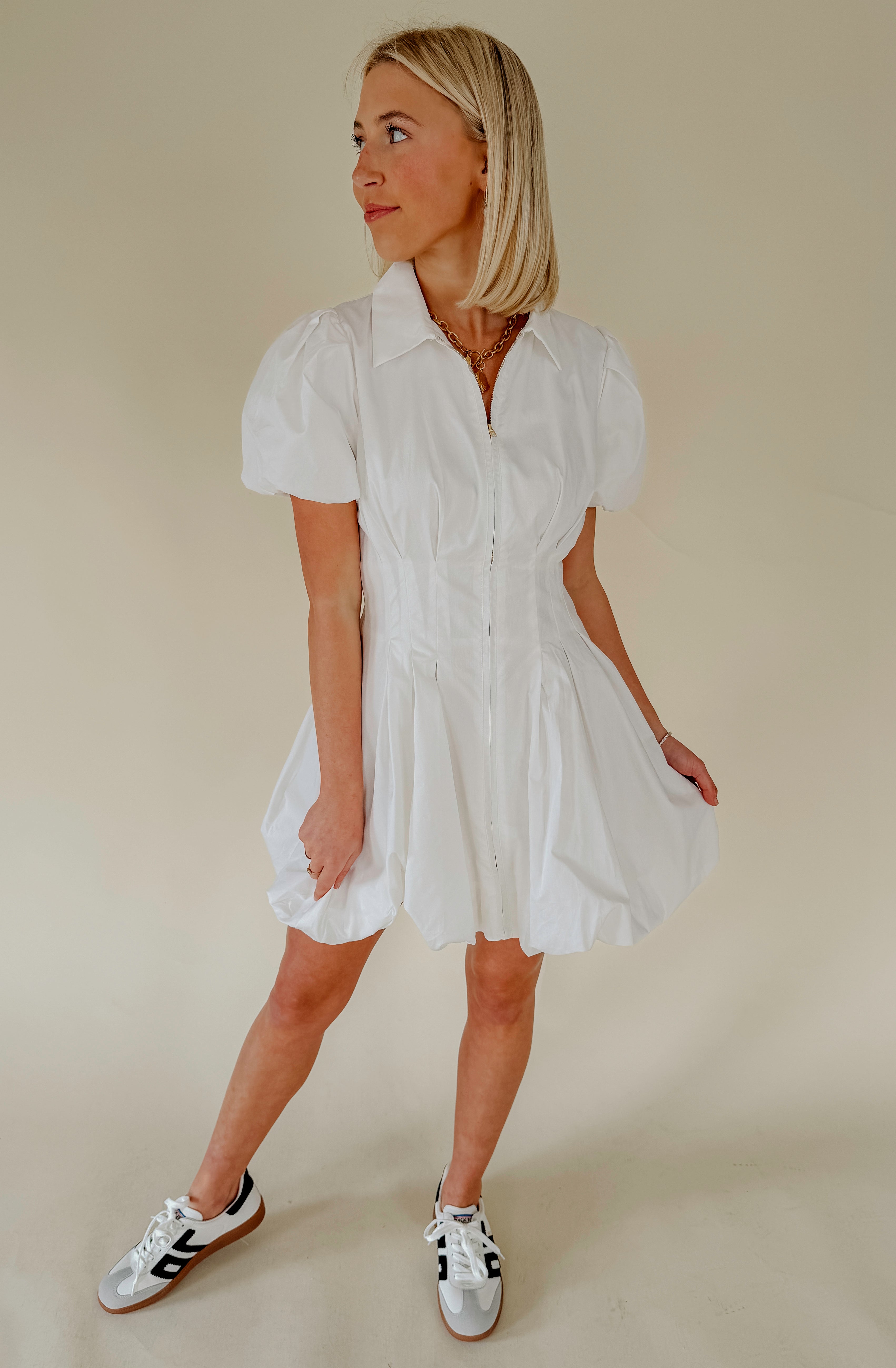 BURST YOUR BUBBLE MINI DRESS