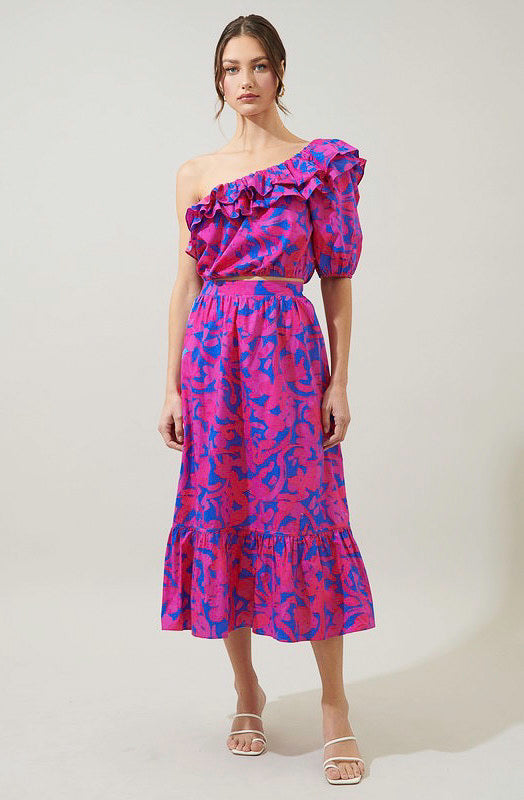 SET AND READY ONE SHOULDER TOP