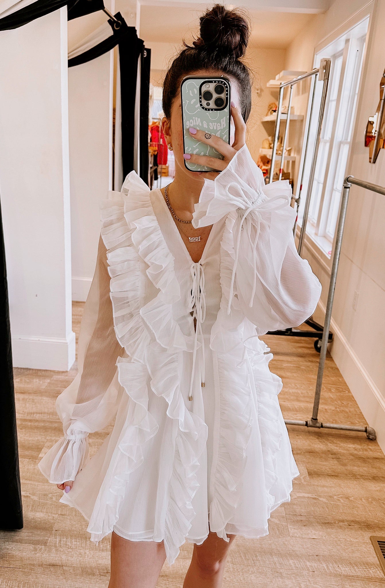 THE REAGAN RUFFLE DRESS