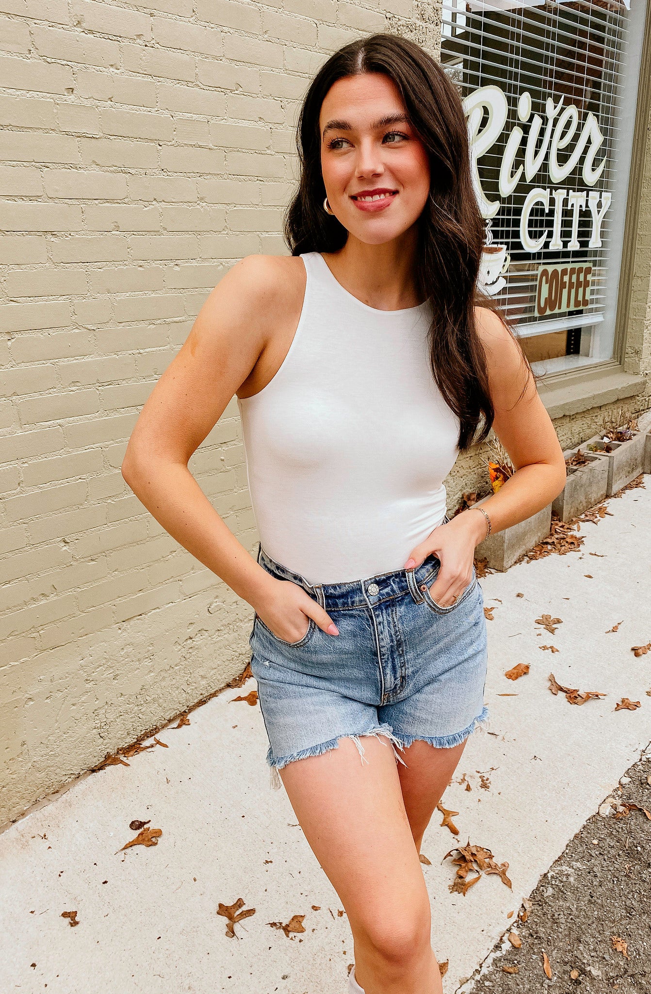 INSIDE SCOOP HIGH NECK BODYSUIT