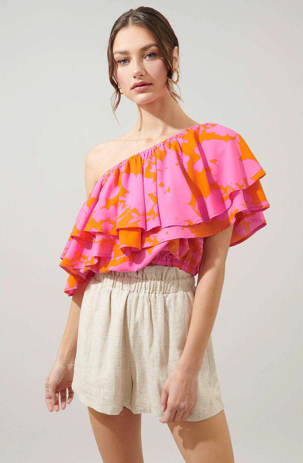 CHARMER ONE SHOULDER TOP