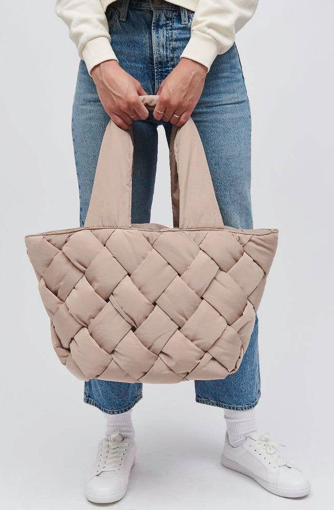 LARGE PUFFER TOTE