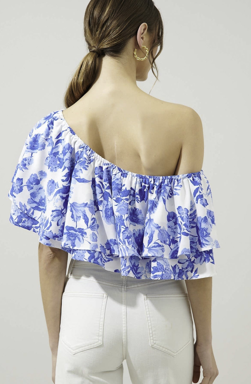 THE ANTOINETTE ONE SHOULDER BLOUSE