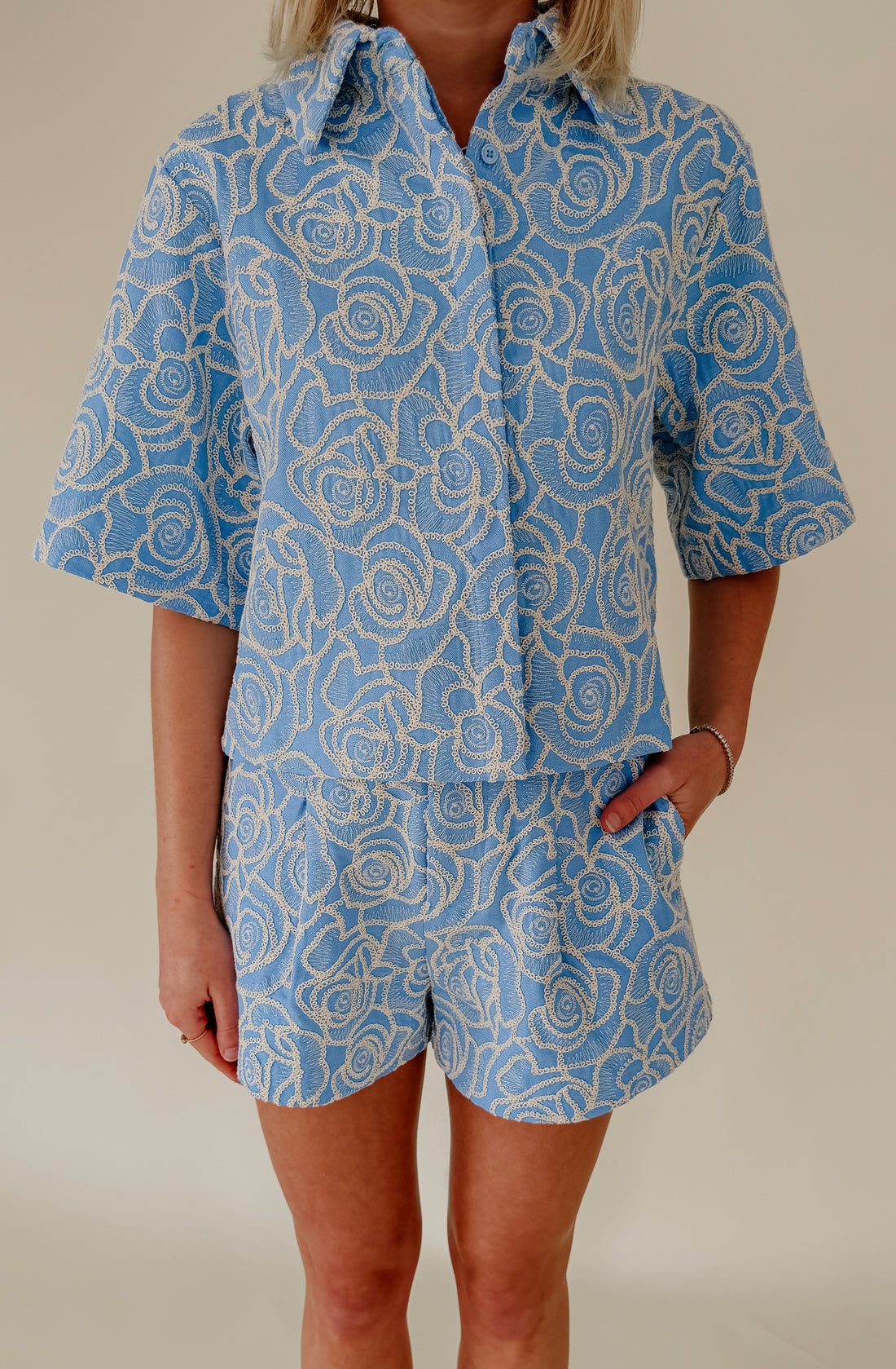 THE BIANCA EMBROIDERED TOP