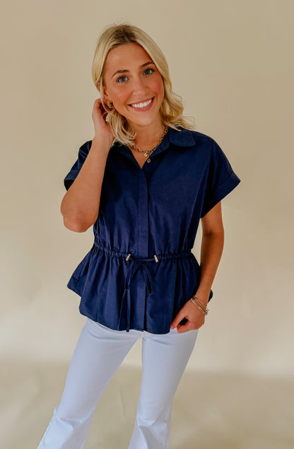 THE KELS ADJUSTABLE WAIST BLOUSE