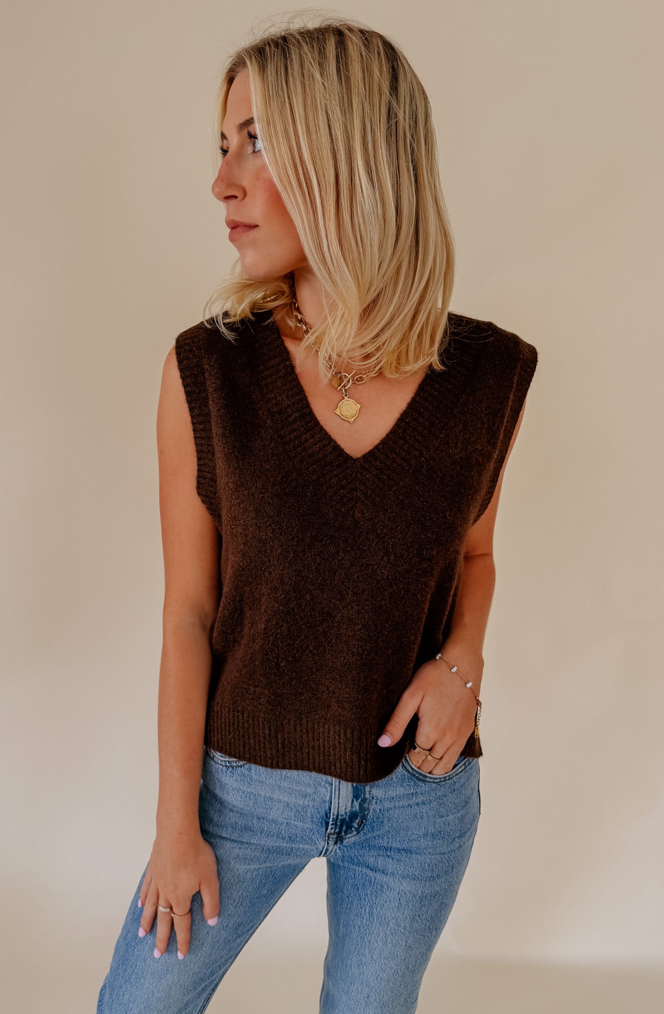 Z SUPPLY CLASSIC ACT SWEATER VEST