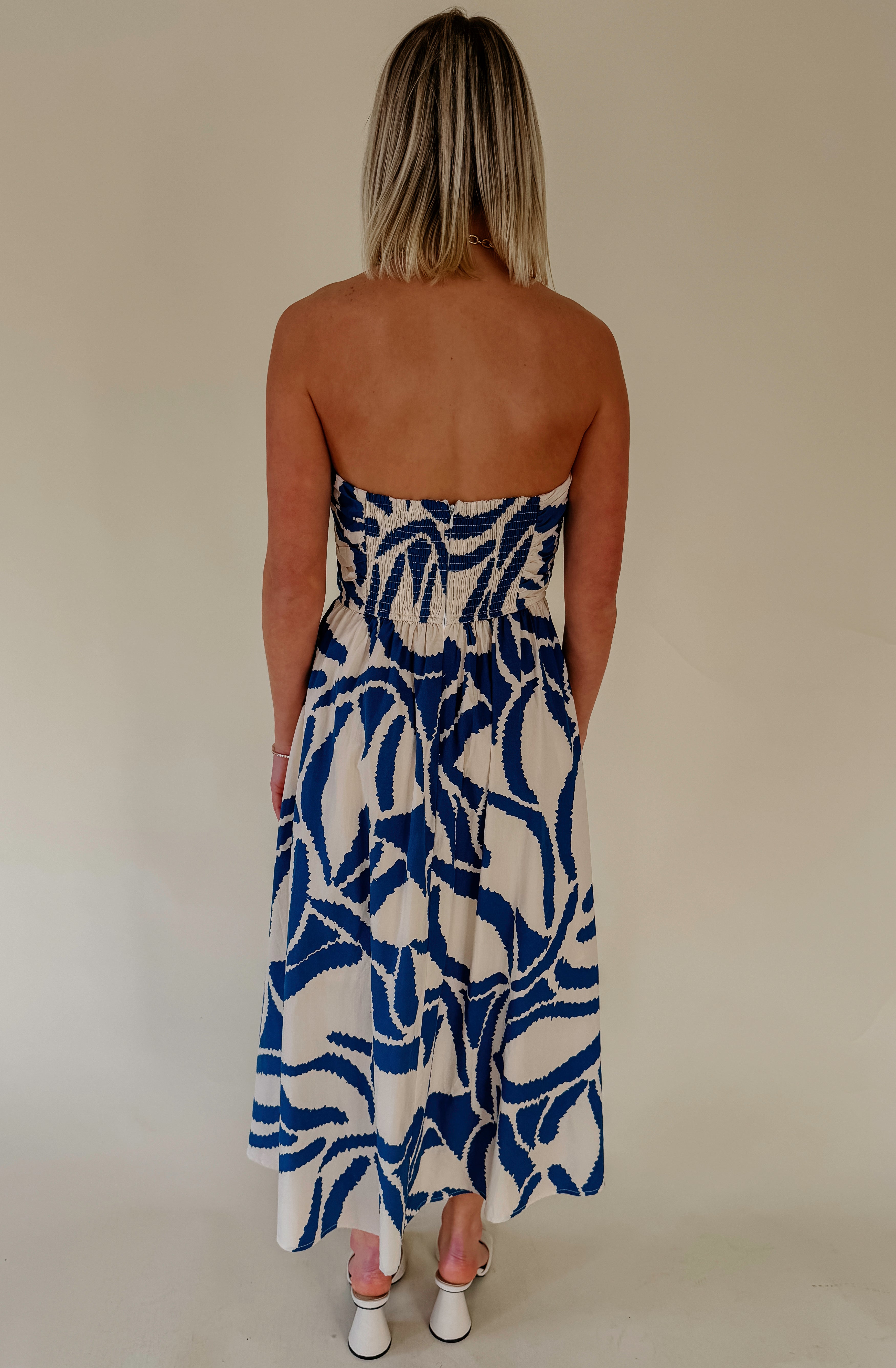 THE LYNN STRAPLESS MIDI