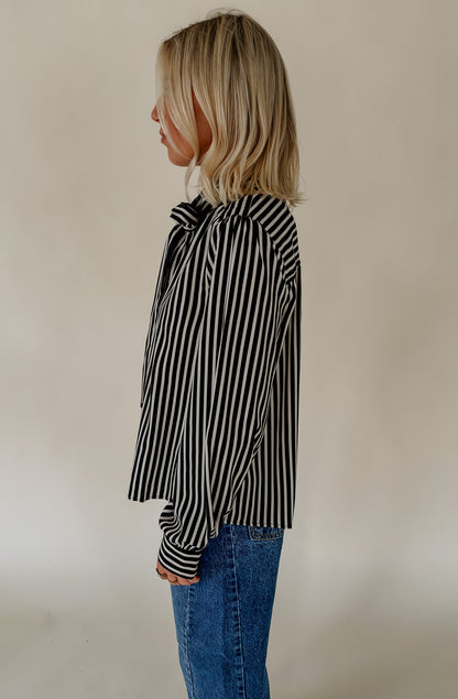 THE BAILEY TIE FRONT BLOUSE