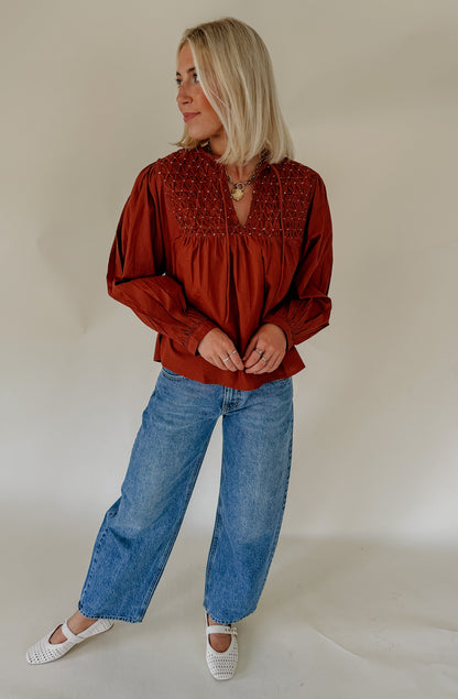 THE ANNELIESE BLOUSE