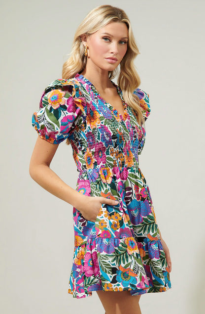 THE ELENA SMOCKED DRESS