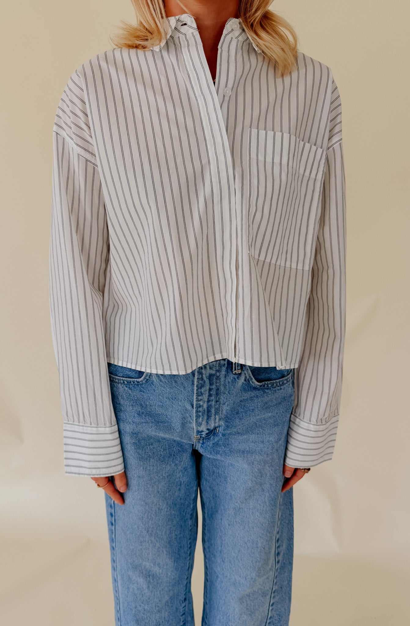 Z SUPPLY FAVORITE STRIPED BUTTON UP TOP