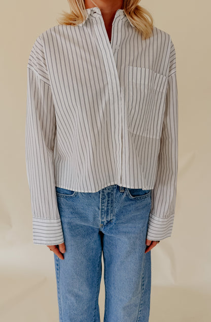 Z SUPPLY FAVORITE STRIPED BUTTON UP TOP