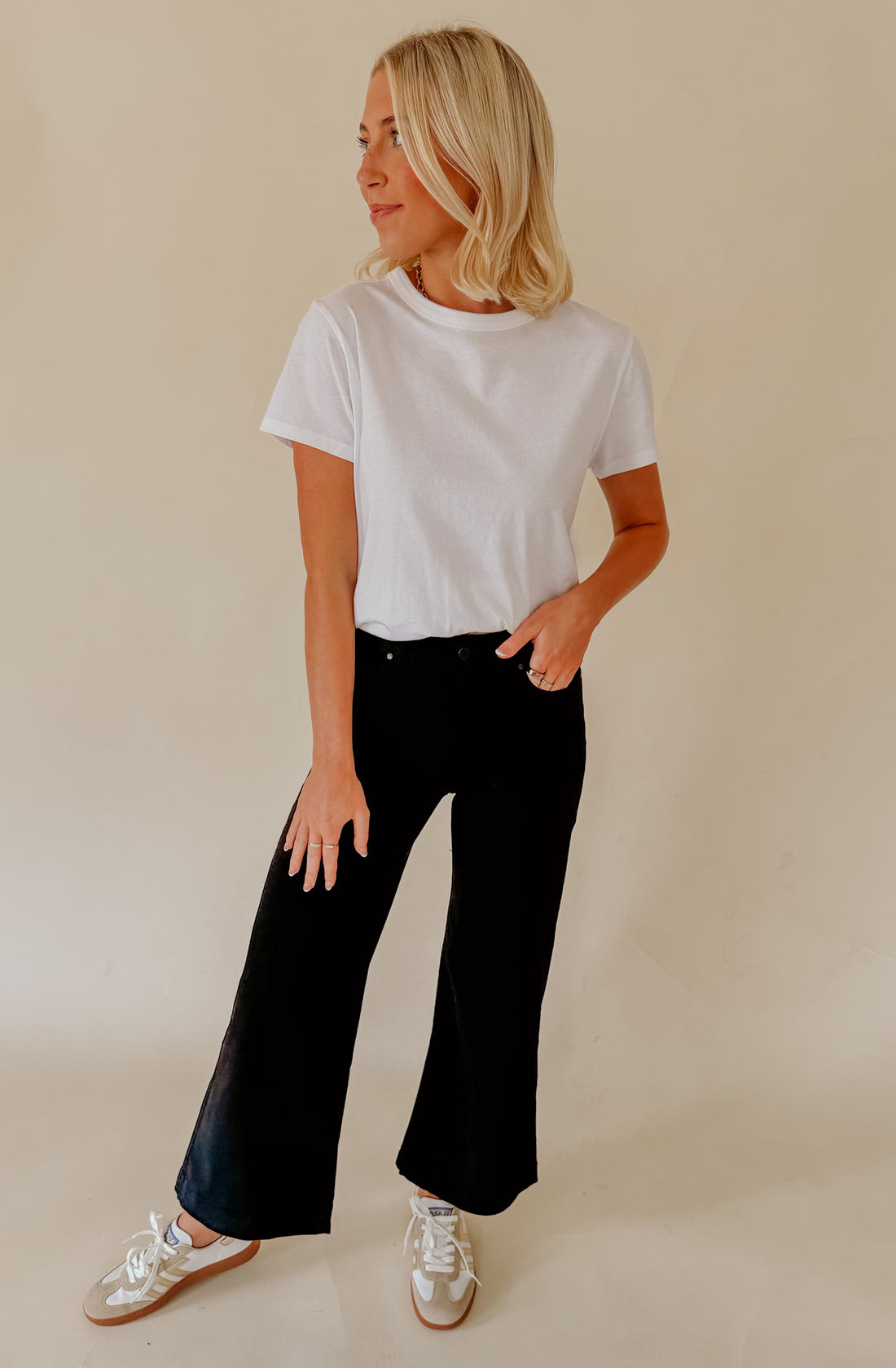PAIGE ANESSA DENIM IN BLACK SHADOW
