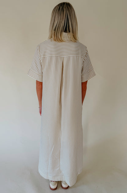 DAYS LIKE THIS STRIPED MIDI