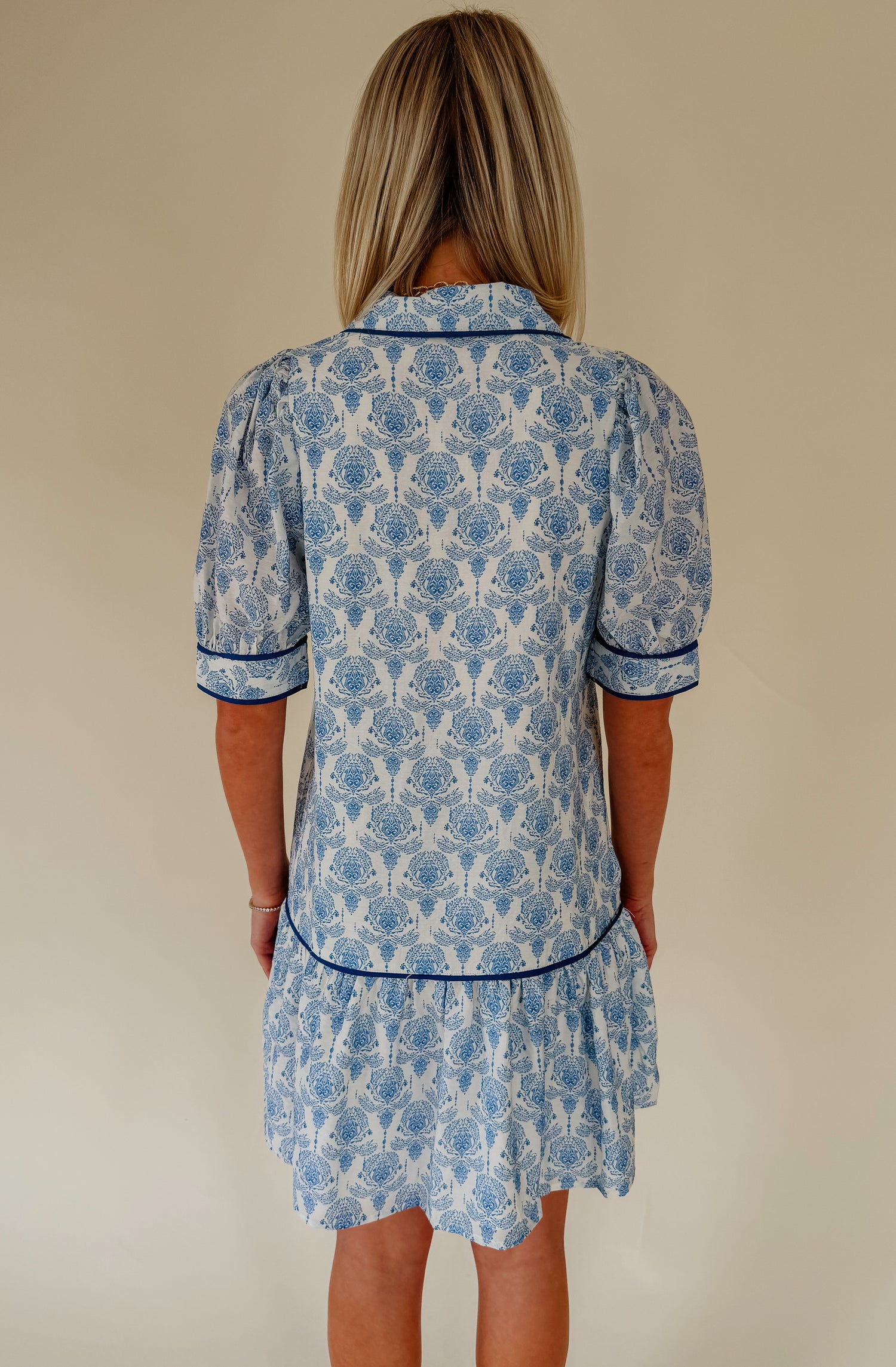 CAPRI BUTTONED MINI DRESS