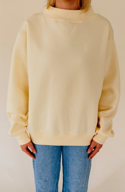 THE PARKER MOCK NECK SWEATSHIRT