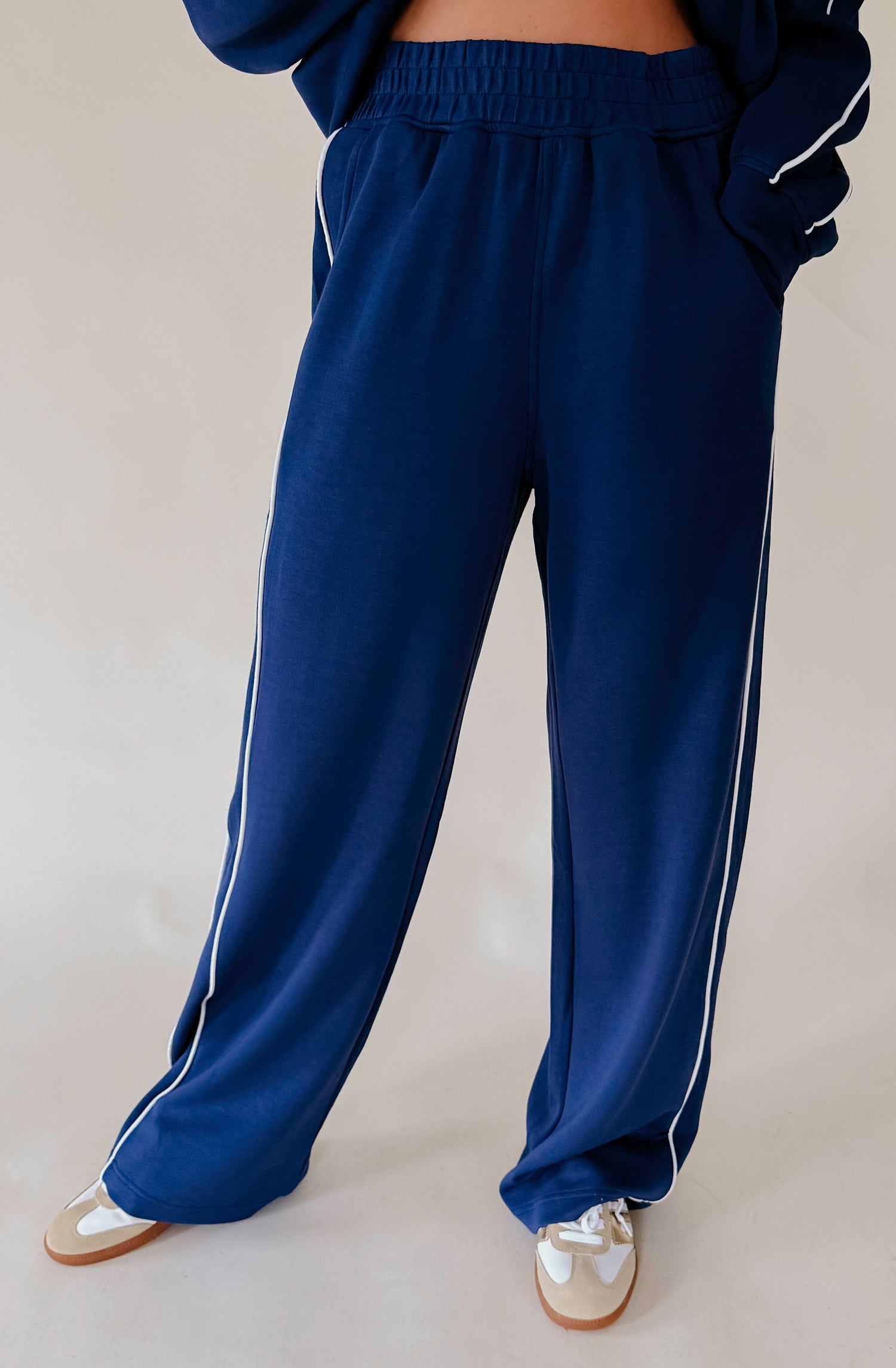 LIGHT AS AIR MODAL SCUBA PANT WITH PIPING