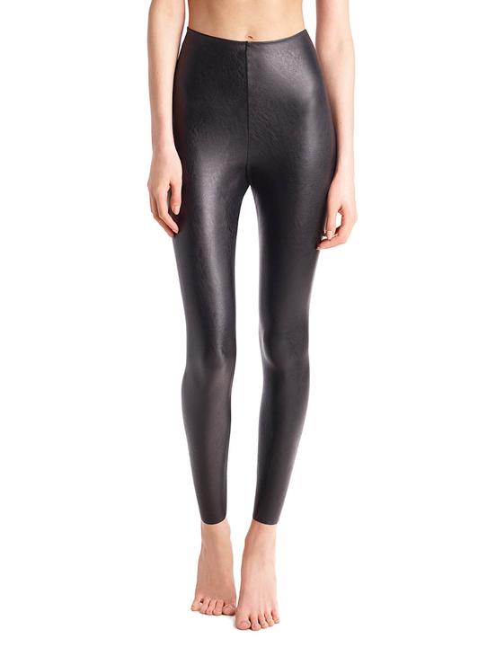 Control Top Faux Leather Leggings