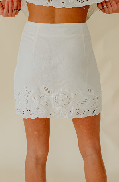 Z SUPPLY DAYA EMBROIDERED SKIRT