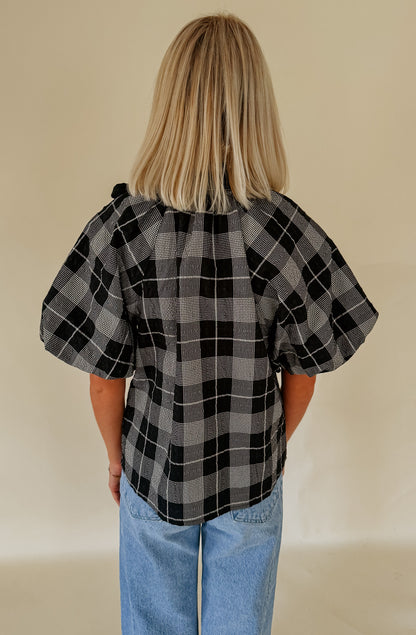 THE GRETA TIE BLOUSE