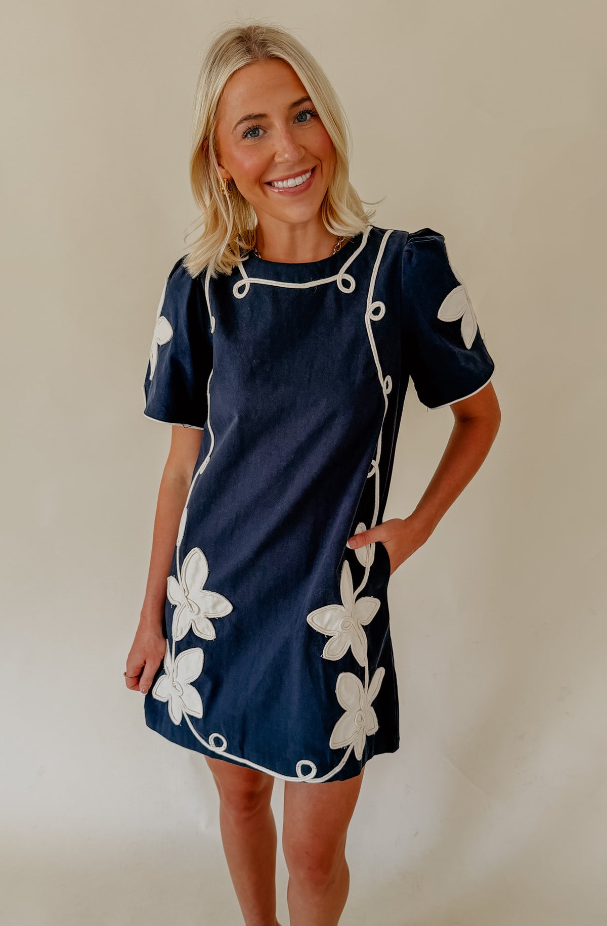 ALONG THE WAY SHIFT DRESS