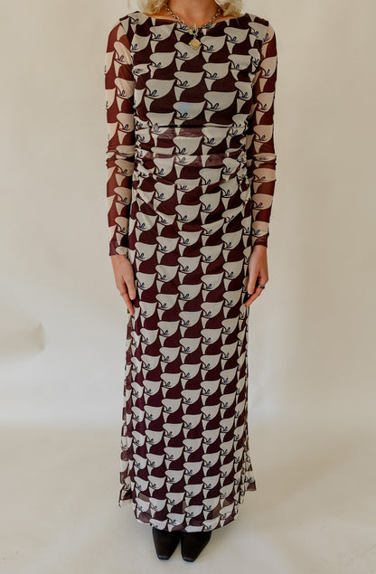 DRESS TO RIO PUREZA RUCHED MAXI DRESS