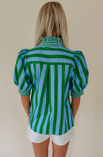 THE HANNAH STRIPED BLOUSE