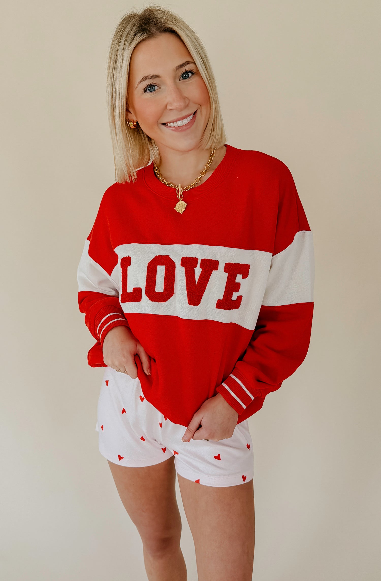 Z SUPPLY OVERSIZED LOVE SWEATSHIRT