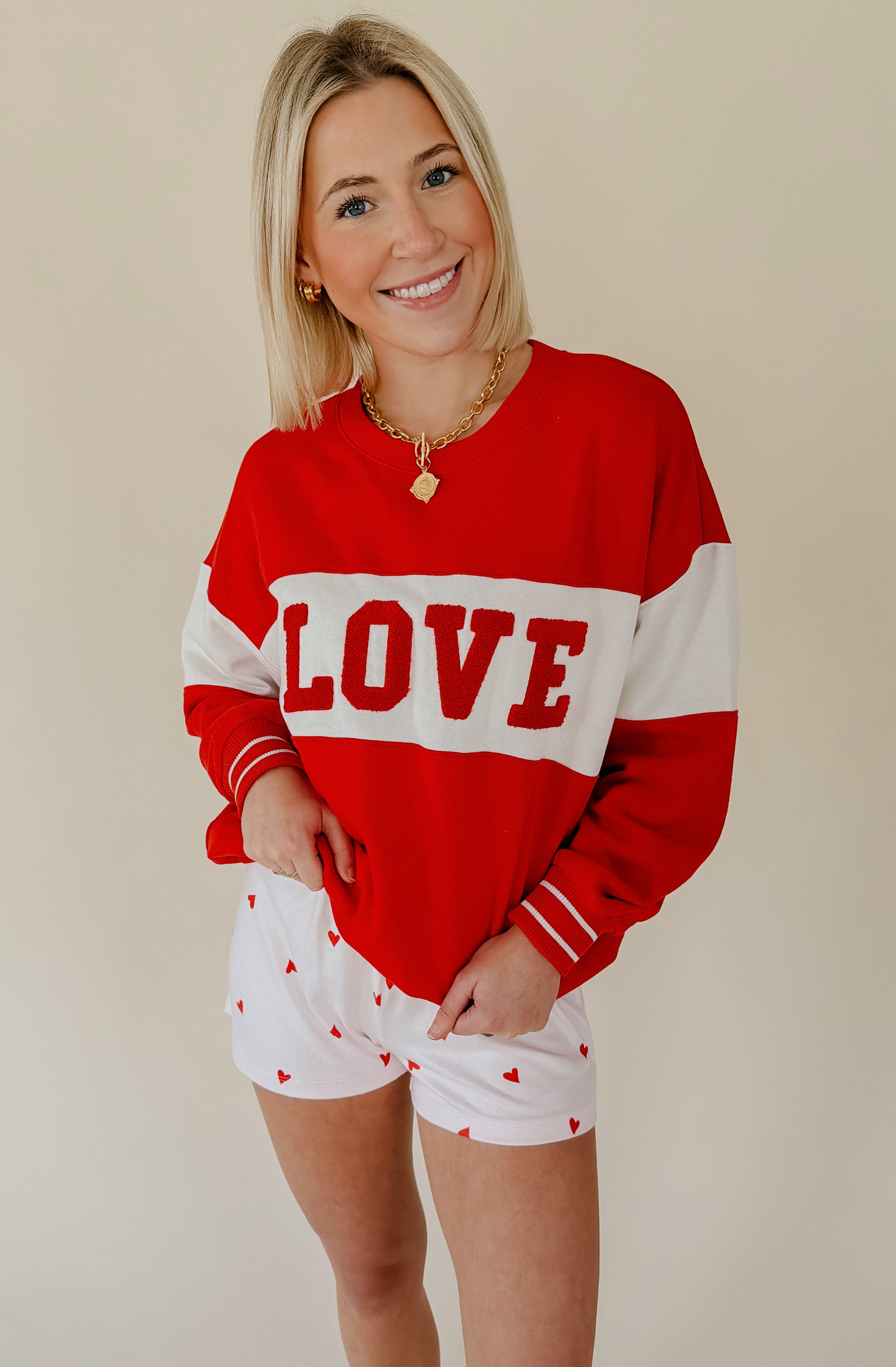 Z SUPPLY OVERSIZED LOVE SWEATSHIRT