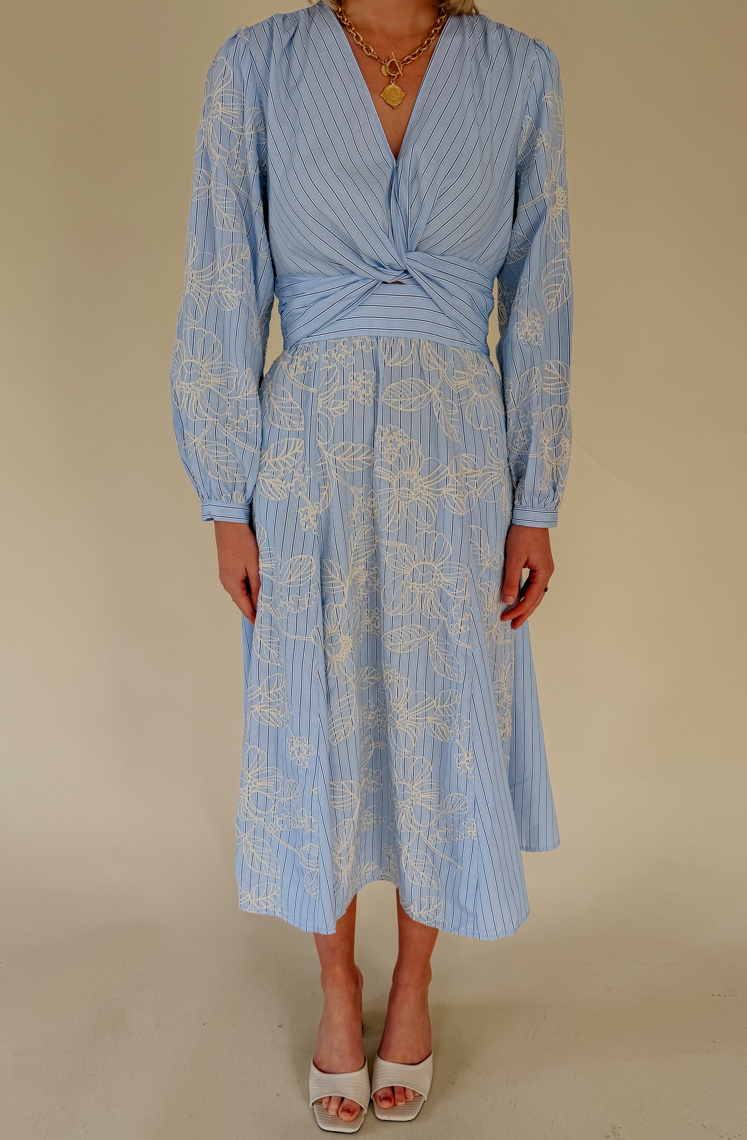 WELL BLENDED MIDI DRESS