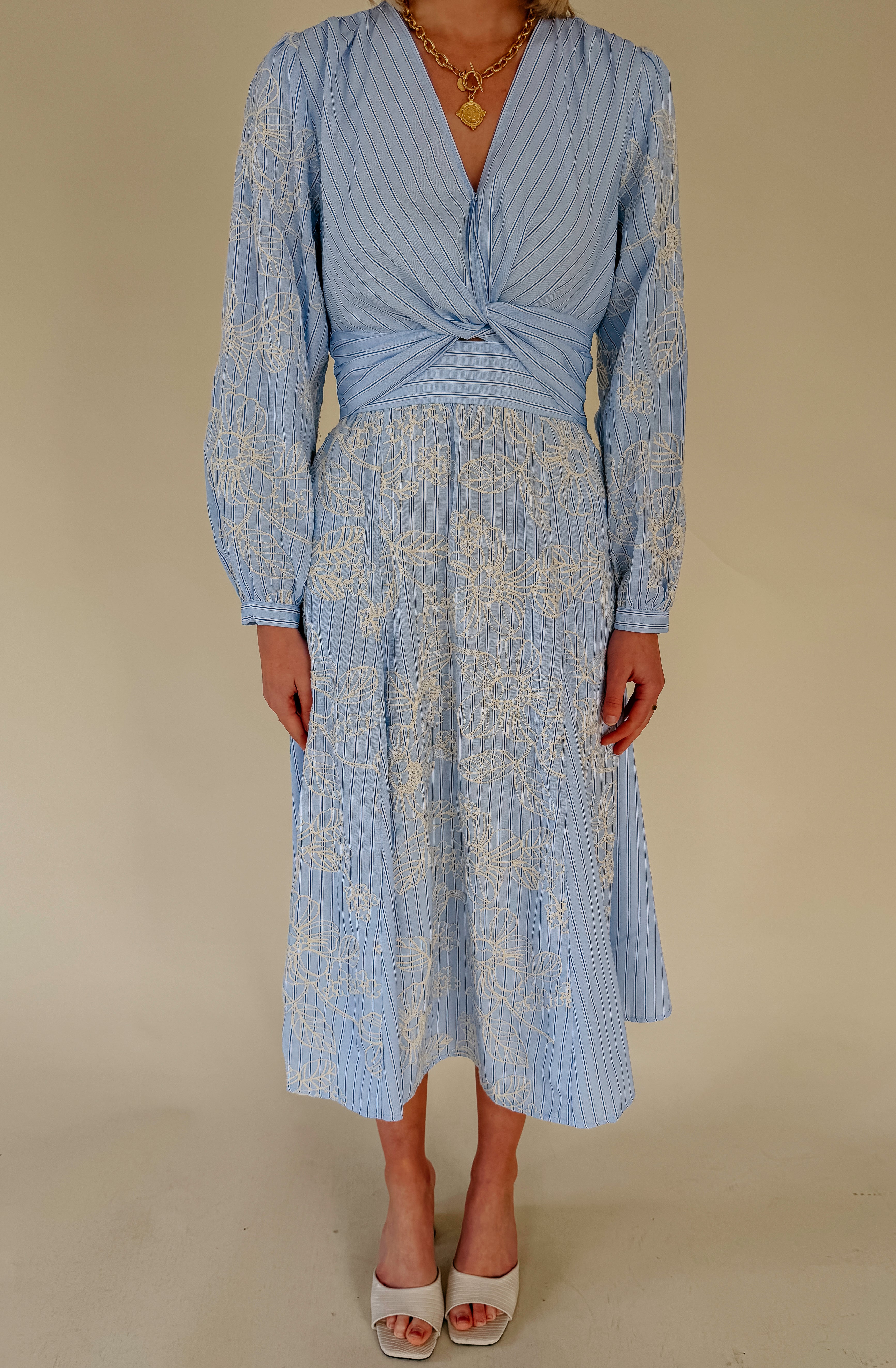 WELL BLENDED MIDI DRESS