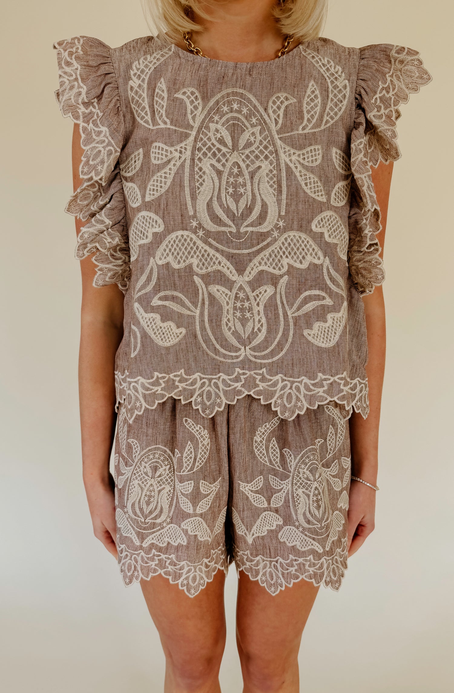 THE HAVEN EMBROIDERED TOP