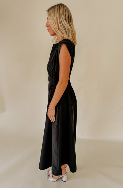 THE LITTLE BLACK MIDI DRESS