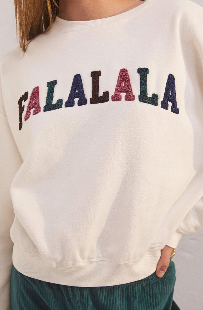 Z SUPPLY FA LA LA SWEATSHIRT