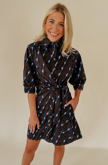 SET SAIL BUTTONED DRESS