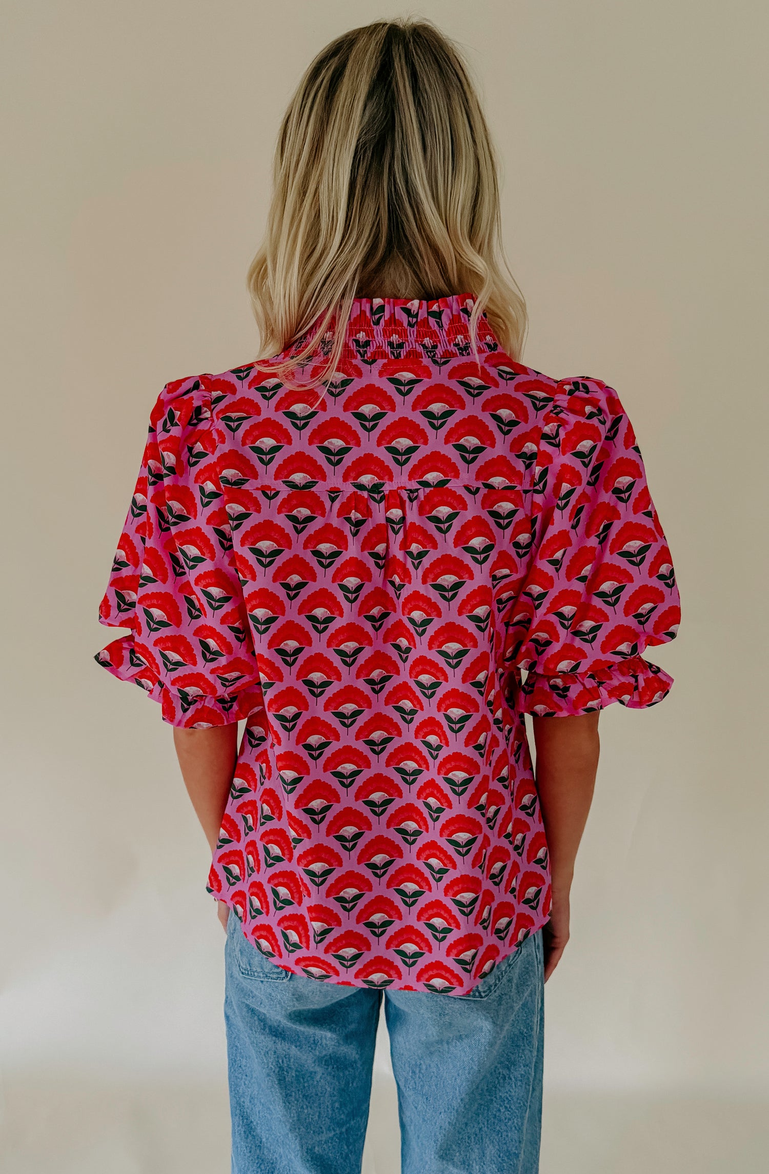 PATTERN PLAY PRINTED BLOUSE