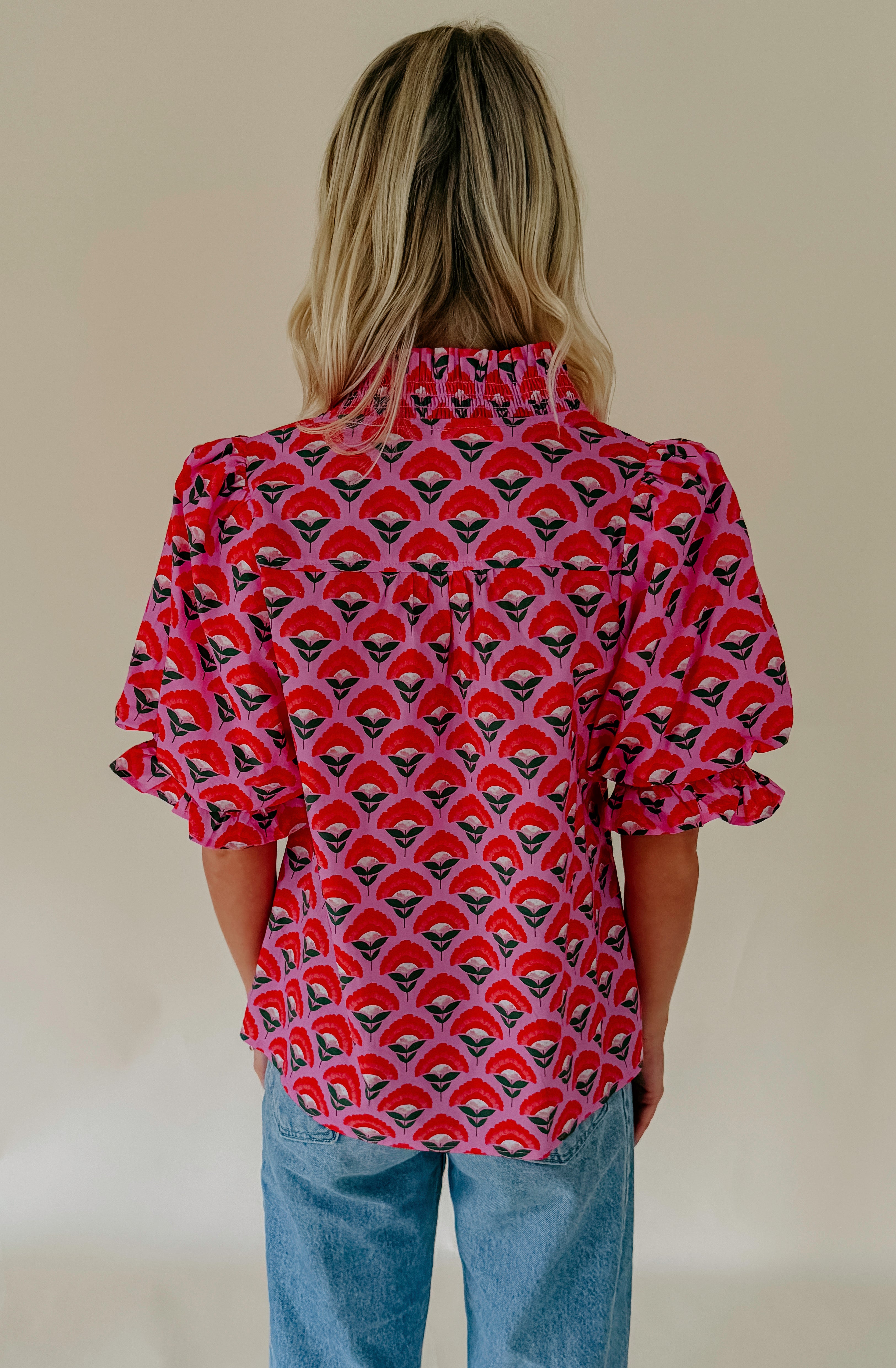PATTERN PLAY PRINTED BLOUSE