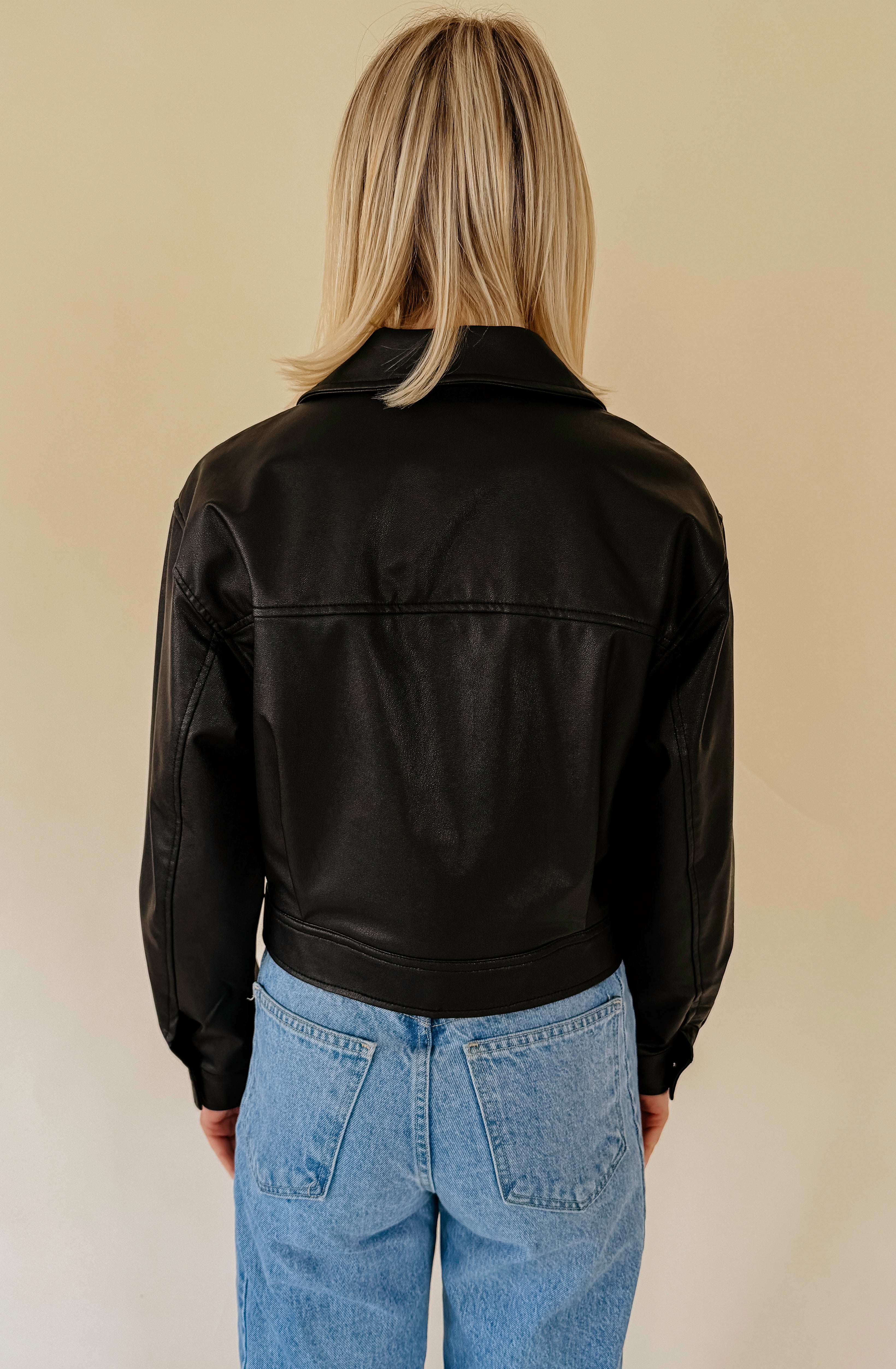Z SUPPLY HERITAGE FAUX LEATHER JACKET