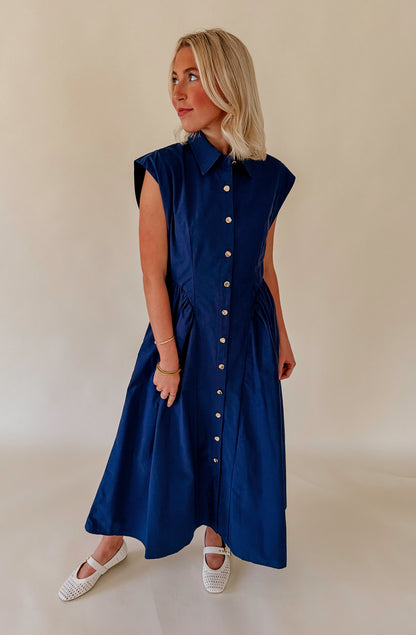 ON THE COME UP MIDI DRESS
