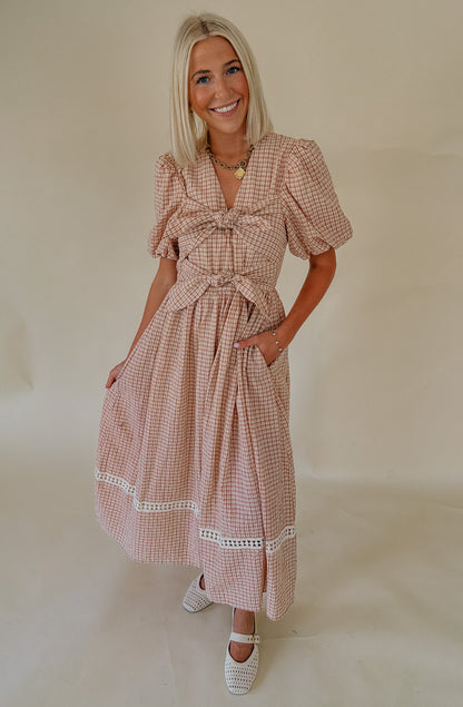 THE BROOKE TIE FRONT DRESS