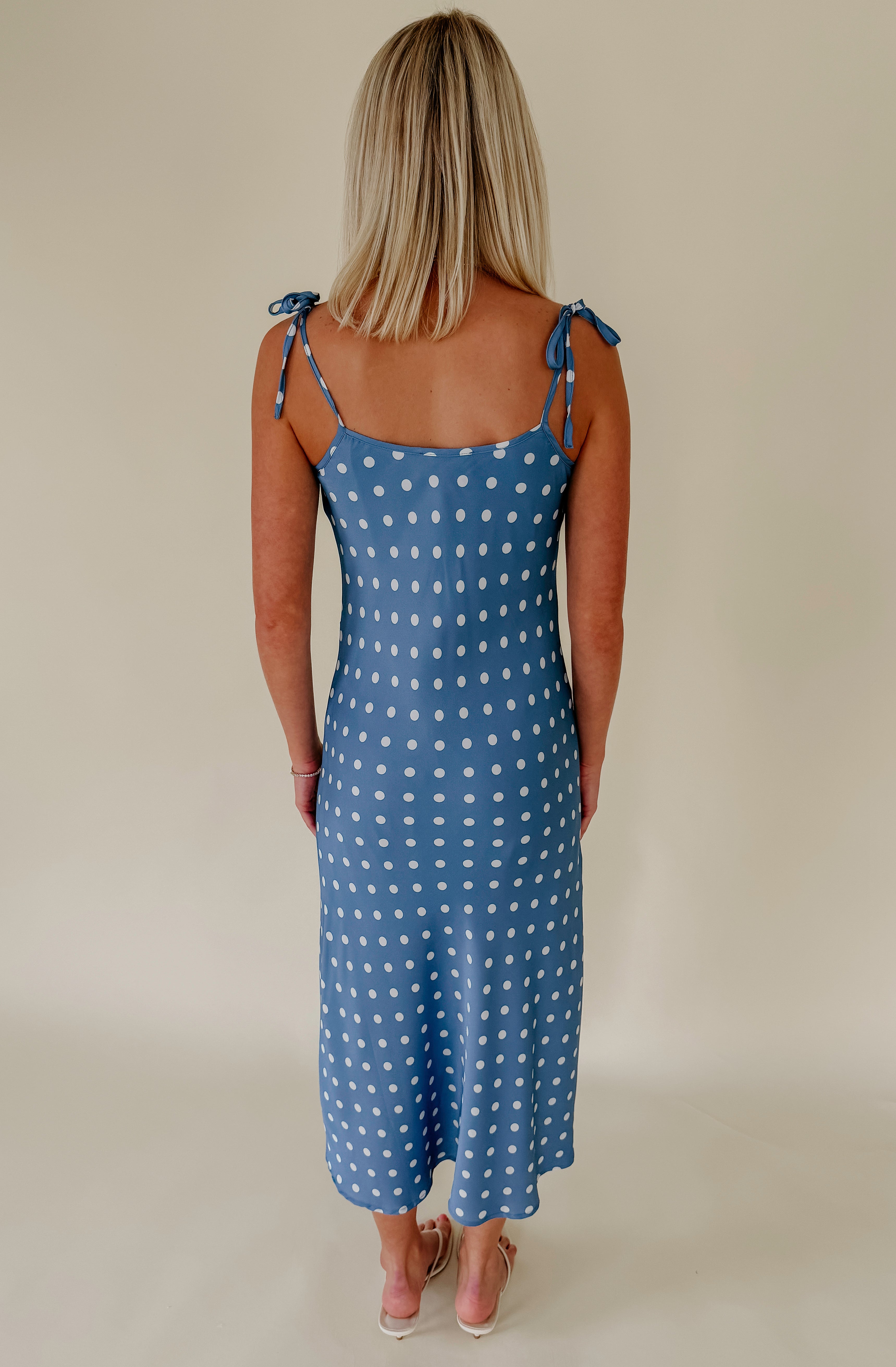 THE MADY POLKA DOT MIDI DRESS