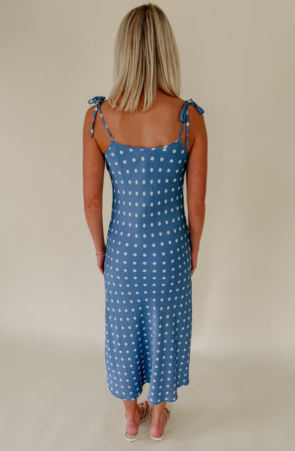 THE MADY POLKA DOT MIDI DRESS