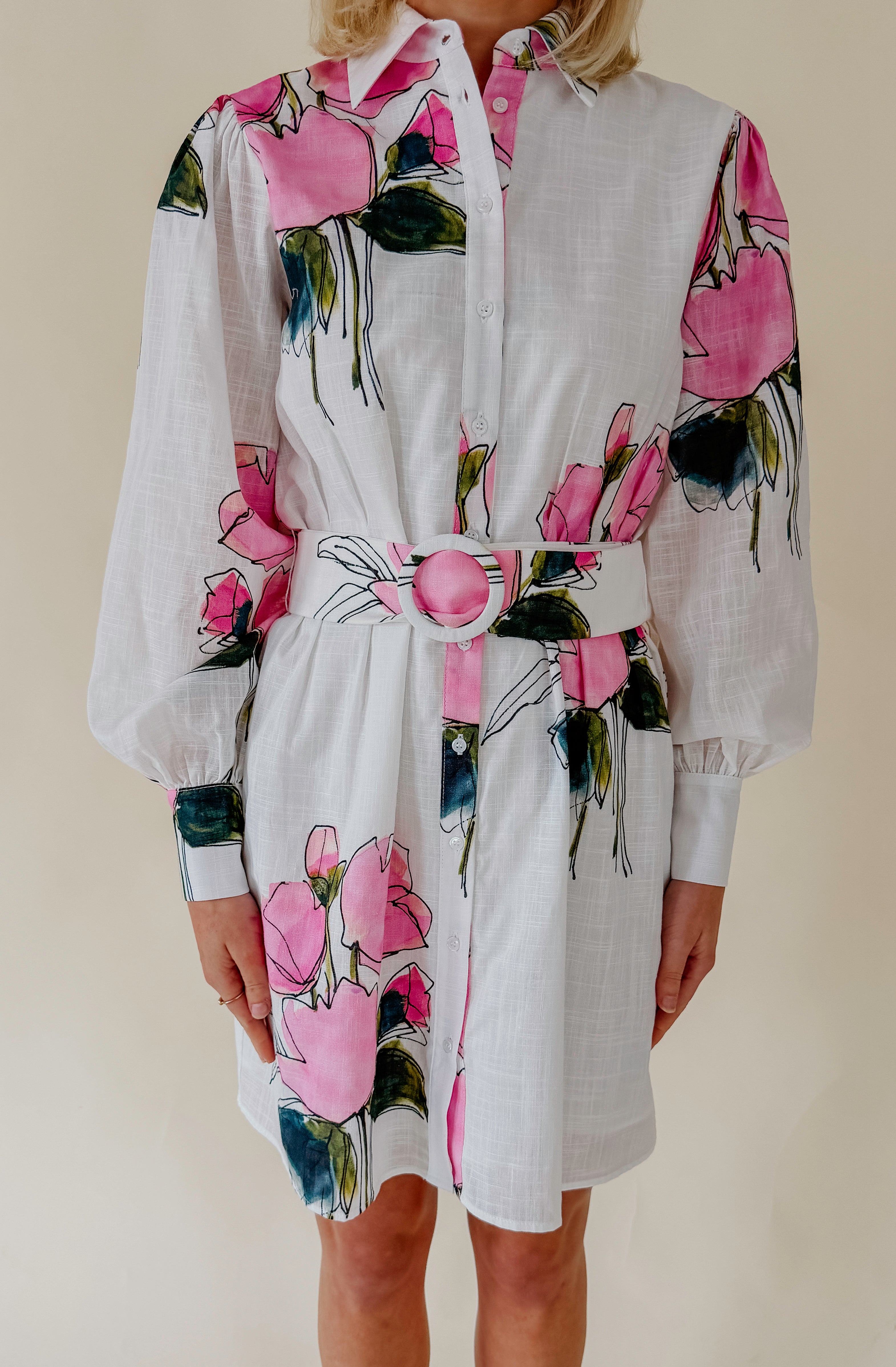 LAVENDER BROWN BAILEY DRESS